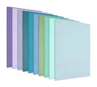 Wonninek Lot de 30 feuilles de papier cartonné texturé A4, 250 g/m², 10 couleurs assorties, 30 feuilles de papier cartonné double face pour carnet de croquis, loisirs créatifs, 30 feuilles - 21 x 29,7