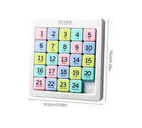 Wonsfuleu Casse-tête Glissant pour - Jeu de Puzzle Numérique Classique - Défi Portable Éducatif pour Famille Adolescents - Idéal pour Voyage Scolaire Bureau