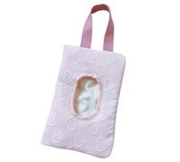 Wonsfuleu Distributeur de Lingettes | Distributeur de Mouchoirs de Voyage,Dispenser Réutilisable Décoratif pour Lingettes, Stockage Serviettes Maison Voiture Extérieur