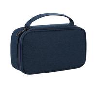Wonsfuleu Étui de rangement électronique, organisateur de voyage pour cordons et chargeurs | Étui de sac de rangement pour périphériques USB - Étui de transport en tissu Oxford pour voyage d'affaires,