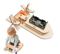 Wonsfuleu Kits STEM - Jeu Éducatif en Bois pour Maternelle - Kit de Construction Scientifique Interactif pour Maison et École Cadeau d'anniversaire ou de Noël
