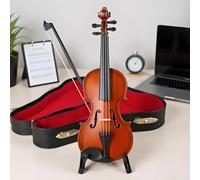 Wonsfuleu Le Petit Violon - Porte-Clés Artisanal Accessoire De Décoration | Instruments de Musique en Miniature - Pour Musiciens, Amateurs de Musique, Amateurs d'Art, Célébration, Maison et Voyage