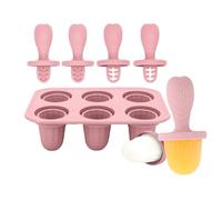 Wonsfuleu Moules à esquimaux en silicone | Plateaux Congélateurs pour Maison - Plateau réutilisable à démoulage facile pour friandises du congélateur pour desserts maison et sucettes
