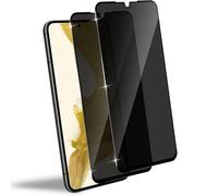 Wonsoso Lot de 2 films de protection d'écran en verre trempé pour Samsung Galaxy S22 5G, dureté 9H, ultra résistant, anti-éclats, anti-rayures, protection de la vie privée