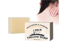 Wonsters 120g Savon de suif de bœuf, Savon de suif de bœuf de base soin de la peau, naturel de pâturage, balsamique fait à la main peeling serum