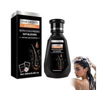 Wonsters 250ML Ginger Hair Regrowth Shampoo, Shampooing pour la croissance des cheveux,Shampooing traitant au gingembre pour soulager les démangeaisons