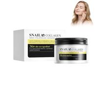 Wonsters Crème hydratante à la bave d'escargot 120 g, crème hydratante pour le visage destinée aux peaux sèches, crème de soin hydratante anti-âge raffermissante, crème réparatrice pour le visage