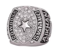 Wonsunte Bague De Championnat des Cowboys 1992 Bagues De Champions De Football Universitaire Prix du Vainqueur Sportif avec Boîte De Présentation Bijoux De Rugby Cadeaux pour Les Fans