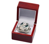 Wonsunte Bagues De Champions des Eagles 2025 Bague De Football avec Boîte Collection De Trophées De Rugby Souvenir De Vainqueur Sportif Meilleurs Cadeaux pour Les Fans Amis Anciens Élèves,2,11#