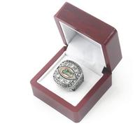 Wonsunte Bagues du Championnat Universitaire De Football 2019 avec Coffret Bague De Champion De Rugby Prix du Vainqueur Sportif Cadeaux pour Anciens Élèves Et Supporters,9#