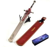 Wonsunte Collection Elden Ring 30 Cm/11,8 Po Marais Executioner's Sword avec Boîte Accessoires Tout Métal Figurines De Jeu Décorations De Bureau Cadeaux pour Les Fans De Jeux