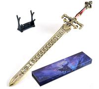 Wonsunte Elden Rings Sword of Night and Flame Modèle De Présentation avec Support 30 Cm (11.8 in) Figurine De Collection De Jeu pour Décoration De Bureau Et Salle Gaming Cadeau pour Gamers