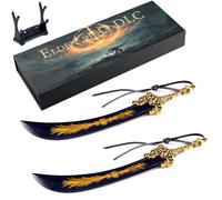 Wonsunte Modèle De Jeu Elden Ring Réplique De L'épée À Deux Mains Starscourge avec Boîte Souvenirs De Jeux Décorations De Bureau Meilleurs Cadeaux pour Les Joueurs