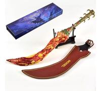 Wonsunte Modèle Elden Ring 30 Cm/11,8 Pouces Modèle Magma Blade avec Boîte Décorations De Bureau Collection D'accessoires De Jeu Décorations pour La Maison Meilleurs Cadeaux pour Les Joueurs