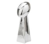 Wonsunte Réplique du Trophée des Champions De Football Américain Collection De Trophées du Championnat De Rugby Gagnant Prix Souvenir Sportif Meilleurs Cadeaux pour Les Fans Et Les Amis,33 cm