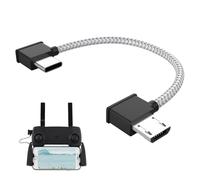 Wonvify Câble de Données de Tablette Vers Contrôleur de 150 mm, Câble de Données à Angle Droit de Type C vers Micro USB pour Drone RC Compatible avec la Télécommande DJI Mavic Air 2 / Mini 2
