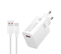 Wonvify Chargeur Xiaomi Charge Rapide, 33W Chargeur et Câble 2M 6A Type C Mi Turbo, pour Xiaomi 14 13 12 12t 12s Pro Lite Redmi Note K60 K50 11 11s 12 Pro Plus Note, USB C Charger Adaptateur Secteur