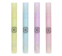 Wonvify Stylos Correcteurs de Vernis à Ongles 4 Pièces, Outil de Manucure pour Effacer les Bavures de Vernis, Nail Art correcteur Retrait Stylo Remover Pen, avec 3 Pointes de Rechange Outil