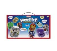 Wooblies K02WBM006 Figurine magnétique à Collectionner, Comprend 5 garçons et Filles Ultra rares à partir de 3 Ans, boîte de Collection Marvel