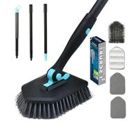Woobroo Brosse à récurer pour Joints, Noir, 10623 cm
