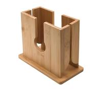 Wood Bagel Slicer Effortless Safe Easy To Clean Cutting Groove | Kitchen Gadget Bagel Holder, for Home Coffee Shop Restaurant Dorm Cafe Apartment Breakfast