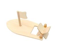 Wood Boat Ornament, DIY Paint Craft, Blank Vessel Decoration for Children