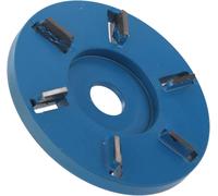 Wood Carving Disc for Angle Grinder,6 Teeth Wood Shaping Disc Saw Blade Woodworking Tool Accessories for Angle Grinder (Flat Blade)