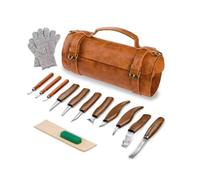 Wood Carving Kit,15pcs Wood Carving Tools with Storage Bag,Wood Whittling Tools-Woodworking Tools Hobbies for Beginners
