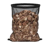 Wood Chipper Bag - Heavy Mesh Debris Collection, Large Capacity Shredding Tote, High-Flow Dust-Reducing Design, Reinforced Support Function for Garden Yard, Mulcher Accessory, 48.43x23.62 Inch