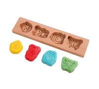 Wood Cookie Mold | Biscuits Cutter Stamp | Cartoon Cookie Making Mould for Birthday Wedding Cakes Chocolate Fondant Pastry Food Bloggers Home Bakers Cooking Class