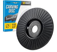 Wood Disc Grinder 115 mm-Wood Carving Disc-Grinding Discs for Shaping,Grinding and Cutting-Wood Tools Carpentry 115 mm,Wheels for Angle Grinder.[A6]