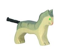 Holztiger - 80056 - Figurine - Chat, Petit - Gris