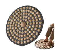 Wood Foot Masager Mat | 19.7In Foldable Anti Slip Portable Pressure Point Massage, Feet Relaxation Tool | Family Friends Coworkers Lovers Adults Women