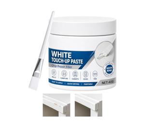 Wood Furniture Repair Paste White Filler Cream With Application Brush