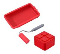 Wood Glue Applicator, Reusable Roller with Tray, Glue Applicator Roller with Tray,Adhesive Silicone Box
