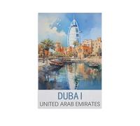 Wood Jigsaw 1000 Piece，Dubai United Arab Emirates，Educational Toys for Adult Birthday Gift（38x52cm）-FR60