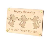 Wood Money Holder Cash, Cartoon Animal Wallet, 6.3x4.33in Desk Decor Cute Purse, Wooden Money Storage Organizer, Authentic & Stylish for Home, Room, and Gifting