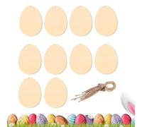 Wood Ornament Blanks - Easter Eggs Paintable Decorations, Unfinished Wood Crafts | Universal Smooth Natural Cut Shape, Professional Lightweight Creative Decorative Festive Canvas For Bed
