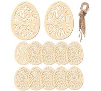 Wood Ornaments Crafts, Easter Eggs Pendants, Paintable Decoration Set, Unfinished Wood Crafts, Diy Creative Projects, School Party Supplies, Home Bedroom Decor, Craft Supplies for Family Gatherings