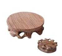 Wood Pedestal Holder, Decorative Display Stand, Elevated Table Decor, Crafts Jewelry Base for Tea Sets Key Home Kitchen Inside Bedroom Living Room Areas During Indoor Apartment Interior Styling