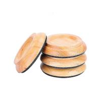 Wood Piano Foot Pads, 4 Pcs Round Piano Foot Pads Set Upright Piano Caster Cups Accessories - ANYOU