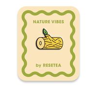 Wood Pin en Bois | Broche Mode Originale pour Vestes, Sacs et Accessoires | Design Nature Vibes | Cadeau Créatif | Resetea