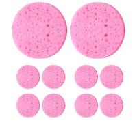 Wood Pulp Cotton Sponge Absorbent Facial Cleansing Sponges, Compressed Cosmetic Face Pads, Makeup Cleaning Puff | Ideal For Spa Facials Washing Beauty Home Care