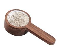 Wood Scoop, Black Walnut Spoon, Wood Spoons for Beans, Ground, Protein Powder, Spices