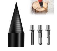 Wood Splitter Drill Bit, Easy Split Drill Bit Wood Splitter, Sherem Easysplit Drill Bit, Wood Splitting Drill Bit, Firewood Drill Bit Wood Splitter (42MM)