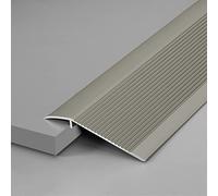 Wood to Laminate/Carpet to Tile,Transition Strip 4" Transition Strip Edge Ramp Aluminum, Scratch-Resistant Reducer Threshold Bar, Cuttable Easy to Clean(Champagne)
