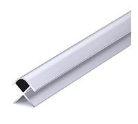 Wood to Tile/Laminate Edging Trim Strip,Aluminum Transition Strips for Wall Edge Decor, Cuttable & Scratch-Resistant Edge Protection Cover(White)