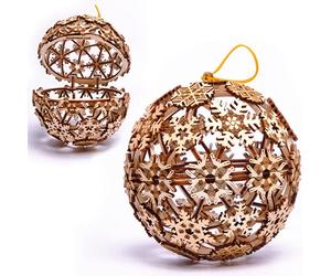 Wood Trick Christmas Ball 3D Wooden Puzzles for Adults and Kids to Build - Store Your Precious Items - Wooden Model Kits for Adults and Kids