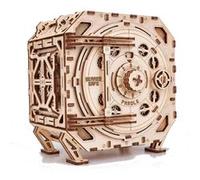 Wood Trick Construction d'un modèle 3D Coffre-fort 25,5 cm en bois 259 pièces Naturel G