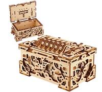 Wood Trick Enigma Chest Puzzle Box 3D en Bois pour Adultes à Construire